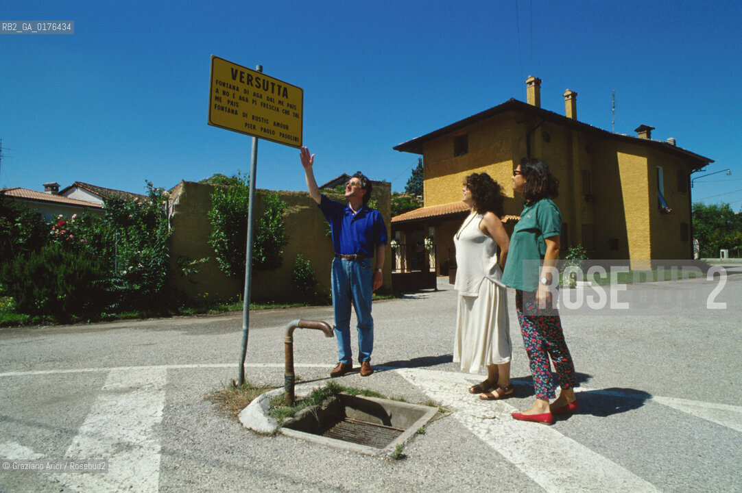 FRIULI-VENEZIA GIULIA  (UDINE) CASARSA : LA SORGENTE FONTANA VERSUTTA CANTATA DA PASOLINI   - © 2002 Graziano Arici/Rosebud2 / GEO /