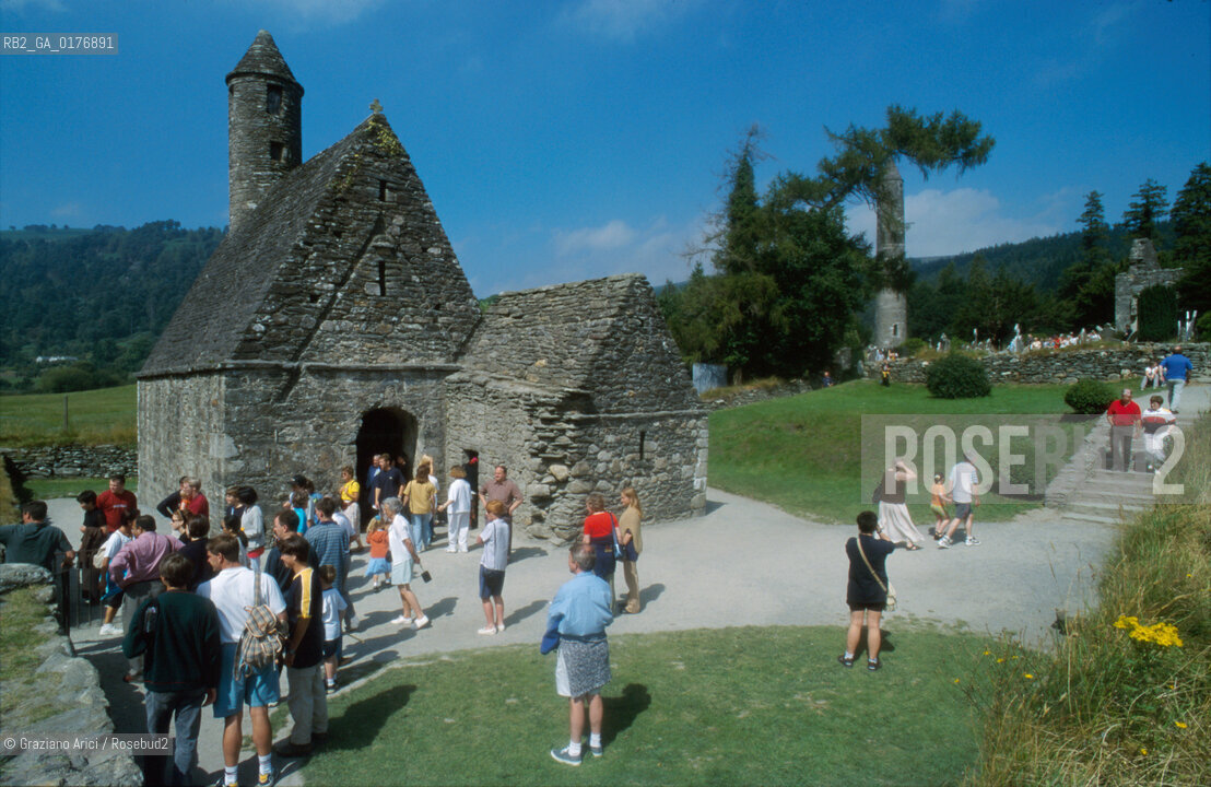 IRLANDA (LEINSTER) GLENDALOUGH :ST. KEVINS KITCHEN    - © 2002 Graziano Arici/Rosebud2 / GEO / CHIESA