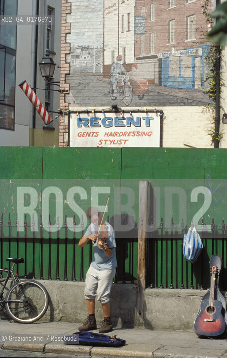 IRLANDA , DUBLINO : IL QUARIERE DI TEMPLE BAR   - © 2002 Graziano Arici/Rosebud2 / GEO /