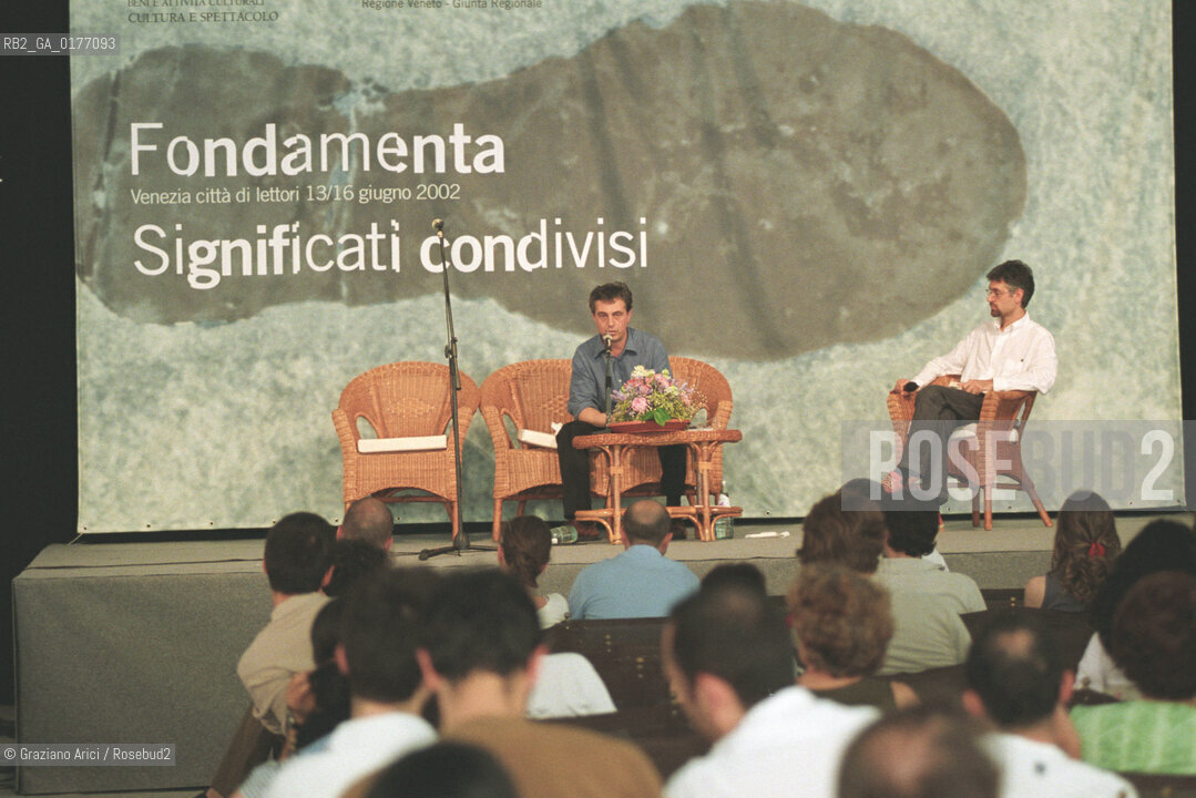 FONDAMENTA 13/16 GIUGNO 2002 - SIGNIFICATI CONDIVISI - LARCHITETTO E URBANISTA STEFANO BOERI (ITALIA) - ©Graziano Arici/Rosebud2 
