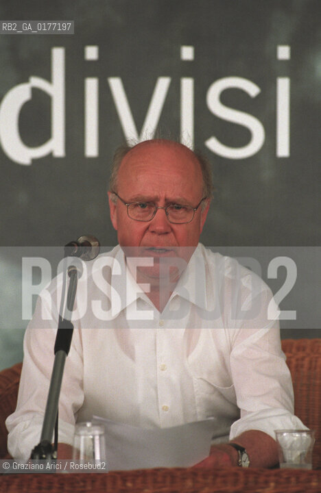 FONDAMENTA 13/16 GIUGNO 2002 - SIGNIFICATI CONDIVISI - LO STORICO ALEXANDER DEMANDT (GERMANIA) - ©Graziano Arici/Rosebud2 