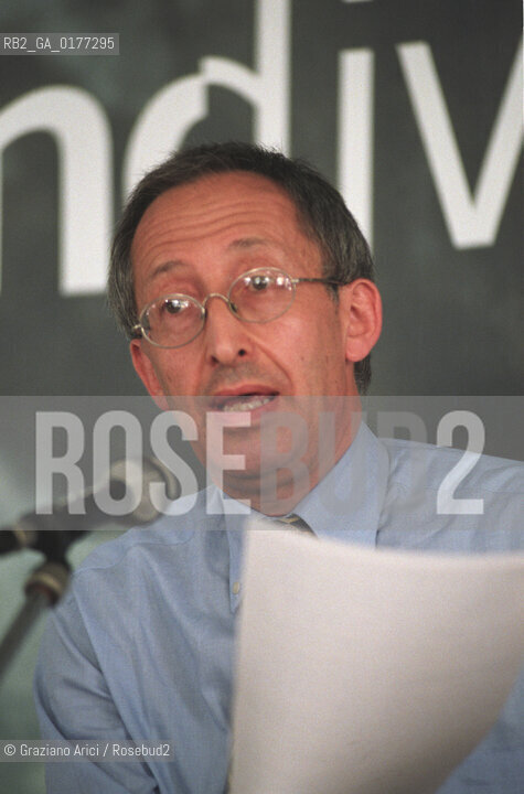 FONDAMENTA 13/16 GIUGNO 2002 - SIGNIFICATI CONDIVISI - LO STORICO PAUL GINSBORG (INGHILTERRA) - ©Graziano Arici/Rosebud2 