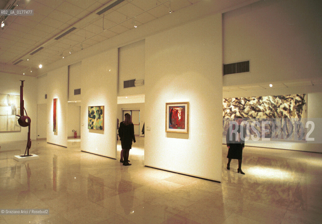 VENEZIA-MESTRE 21/3/02 - CENTRO CULTURALE CANDIANI -  MOSTRA LAMERICA DI POLLOCK - @ Graziano Arici/Rosebud2