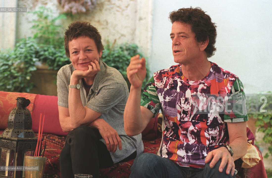FONDAMENTA 13/16 GIUGNO 2002 - SIGNIFICATI CONDIVISI - I MUSICISTI E CANTANTI LOU REED E LAURIE ANDERSON (U.S.A.) - ©Graziano Arici/Rosebud2 