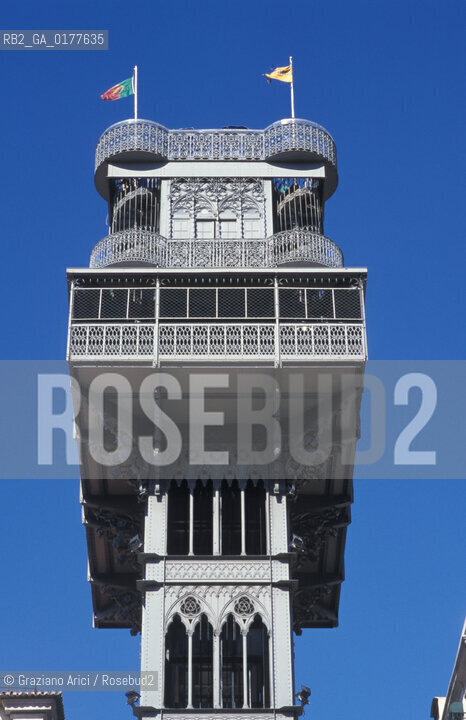 PORTOGALLO, LISBONA : BAIXA - ELEVADOR DE SANTA JUSTA  @ 2002 Graziano Arici/Rosebud2  / GEO