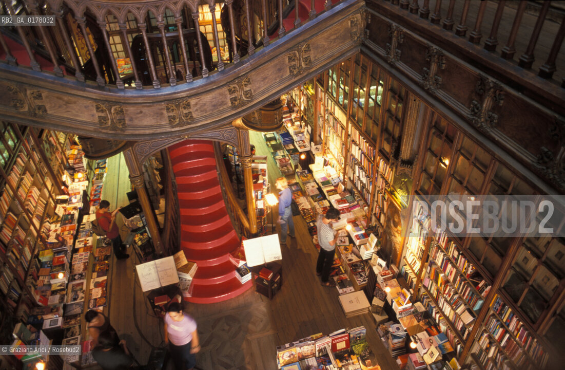 PORTOGALLO, (DOURO) PORTO : LIBRERIA   @ 2002 Graziano Arici/Rosebud2  / GEO