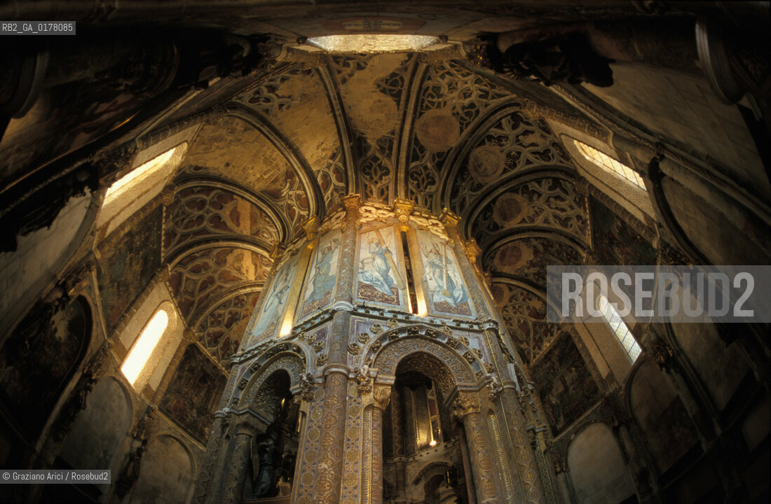 PORTOGALLO, (ESTREMADURA) TOMAR :  CONVENTO DO CRISTO   @ 2002 Graziano Arici/Rosebud2 / TEMPLARI  / GEO