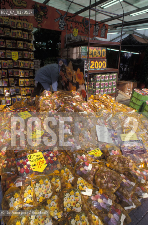 OLANDA , AMSTERDAM  : IL MERCATO DEI FIORI   -  © 2002 Graziano Arici/Rosebud2  / GEO