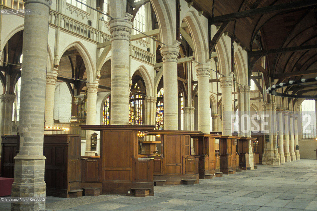 OLANDA , AMSTERDAM  : LA OUDE KERK -  © 2002 Graziano Arici/Rosebud2  / GEO