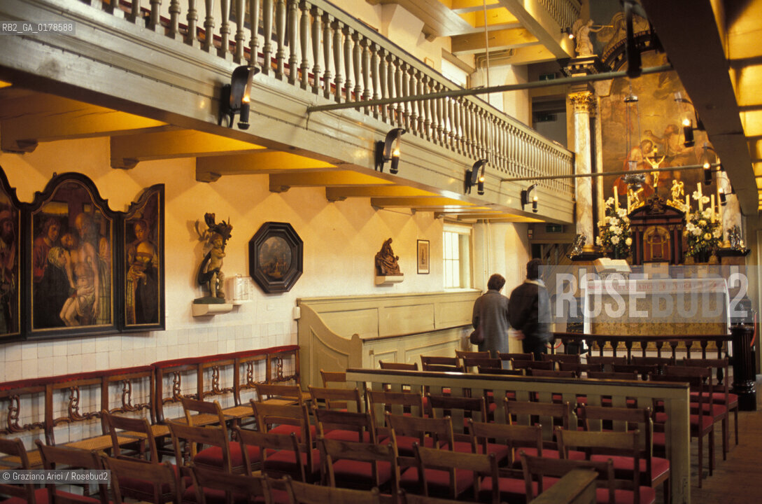 OLANDA , AMSTERDAM :IL MUSEO MUSEUM AMSTELKRING ONS LIEVE HEER OP SOLDER   -  © 2002 Graziano Arici/Rosebud2 / CHIESA / GEO