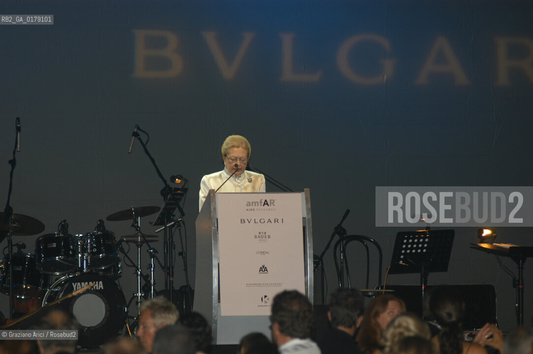04/09/02 - 59. INTERNATIONAL FILM FESTIVAL IN VENICE - AMFAR GALA -  MATHILDE KRIM  ©Graziano Arici/Rosebud2 / CINEMA