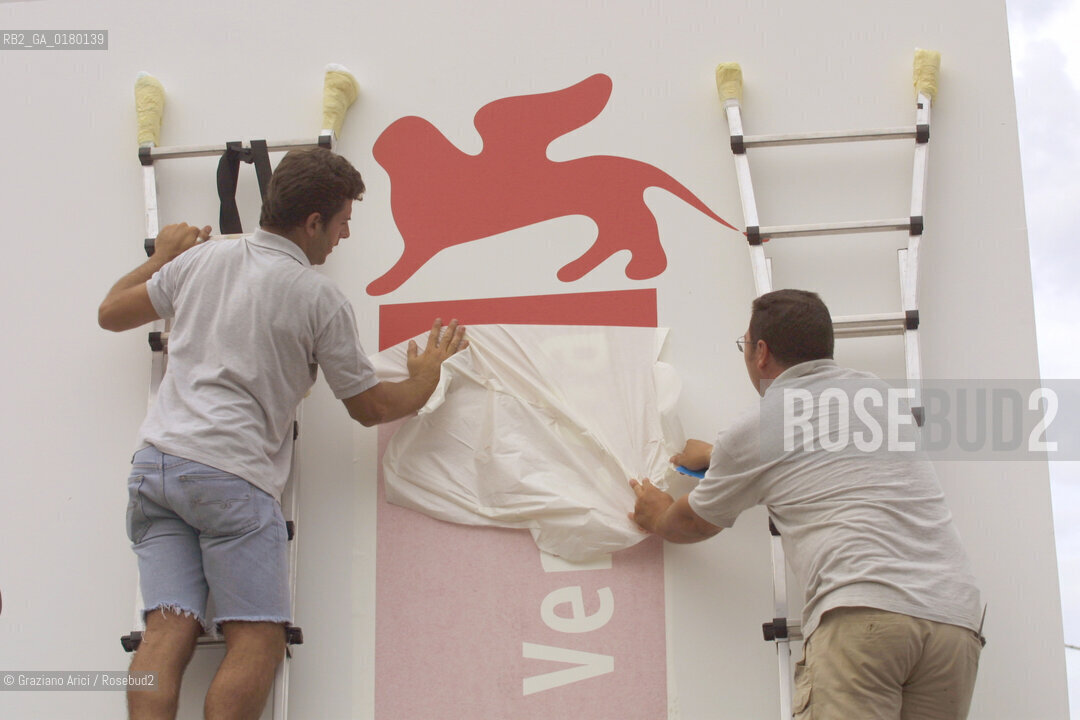 28/08/2002 - WORK IN PROGRESS AT THE 59. INTERNATIONAL FILM FESTIVAL IN VENICE LIDO - 2002 ©Graziano Arici/Rosebud2 / MOSTRA DEL CINEMA