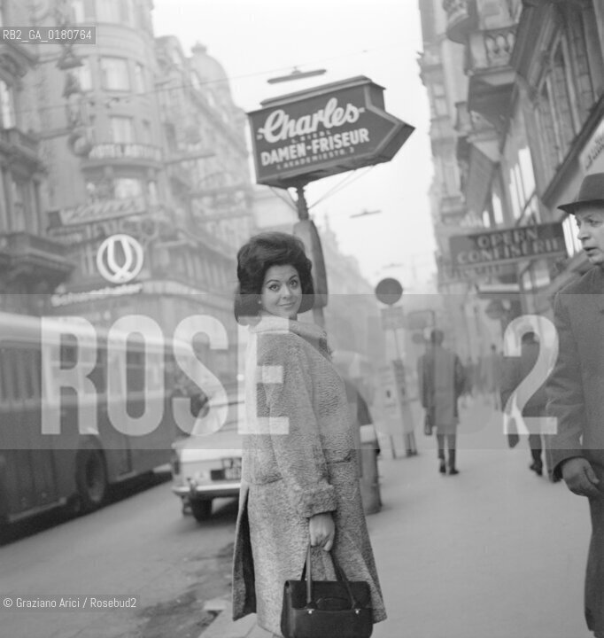THE OPERA SINGER GIANNA GALLI - WIEN -  196? © ARCHIVIO Graziano Arici/Rosebud2  / CANTANTE / MUSICA LIRICA / MUSICA