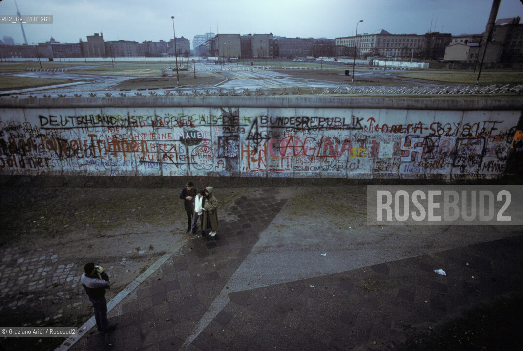 (GERMANIA) BERLINO 1984 : IL MURO A POTZDAMER PLATZ    - ©Graziano Arici/Rosebud2 / GEO