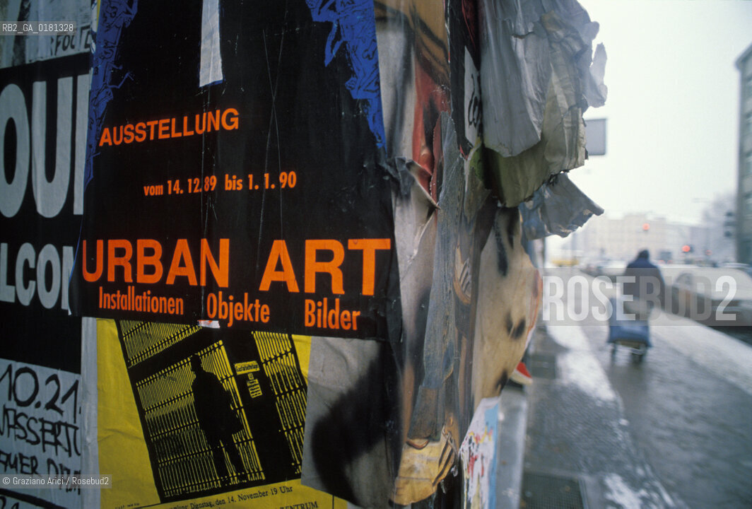 (GERMANIA) BERLINO 1989 : KREUZBERG - GRAFFITI  - ©Graziano Arici/Rosebud2 / GEO /