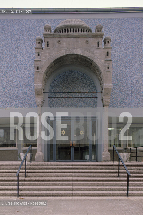 (GERMANIA) BERLINO 1989 :SINAGOGA IN FASANENSTRASSE    - ©Graziano Arici/Rosebud2 / GEO / EBREI