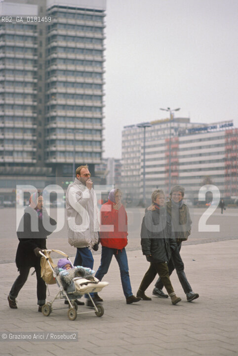(GERMANIA) BERLINO 1991 : ALEXANDERPLATZ    - ©Graziano Arici/Rosebud2 / GEO