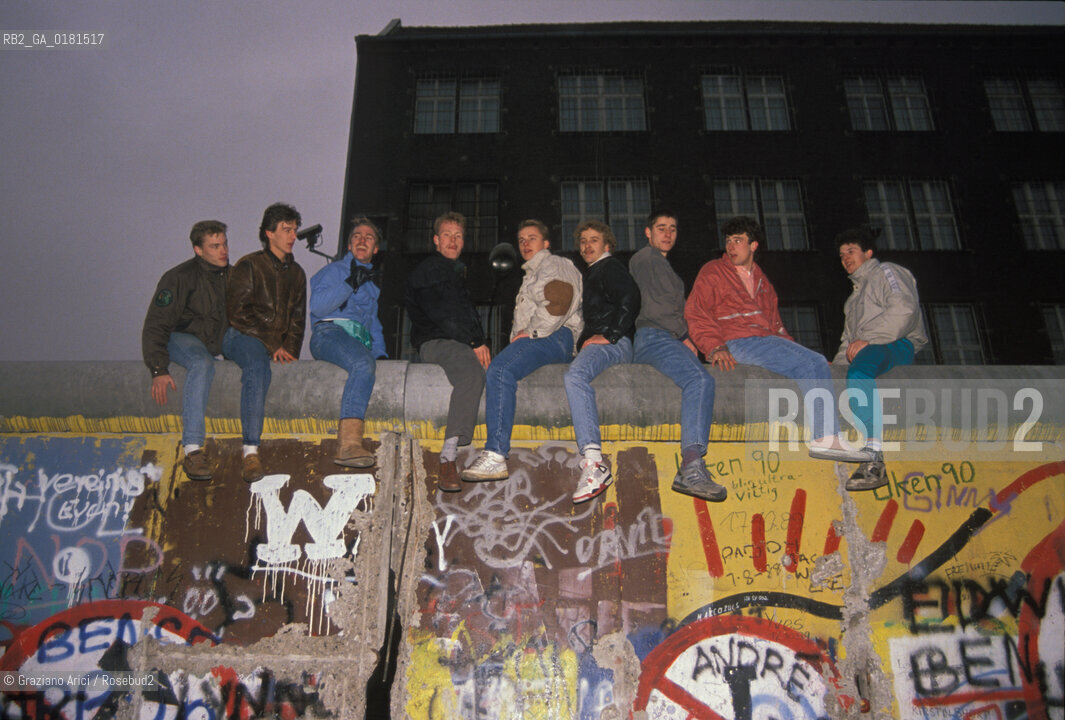 (GERMANIA) BERLINO 12/12/1989  :IL MURO  - ©Graziano Arici/Rosebud2 / GEO