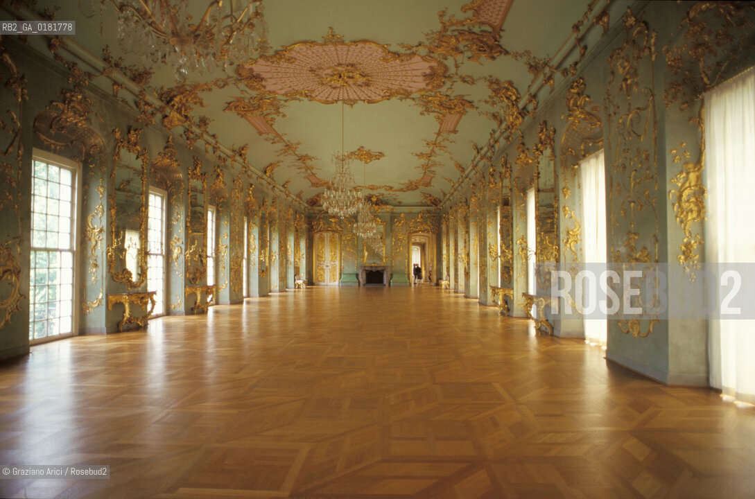 (GERMANIA) BERLINO 1999 : SCHLOSS CHARLOTTENBURG - SALONE DA BALLO  - ©Graziano Arici/Rosebud2 / GEO / CASTELLO