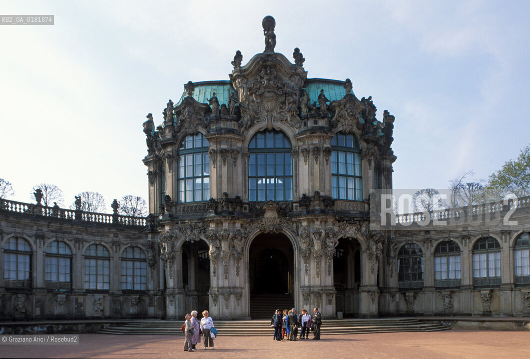 GERMANIA (SASSONIA) DRESDA : IL CORTILE DELLO ZWINGER  - © 1994 Graziano Arici/Rosebud2 / GEO / BAROCCO