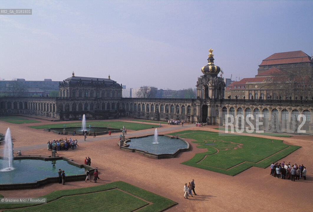 GERMANIA (SASSONIA) DRESDA : IL CORTILE DELLO ZWINGER  - © 1994 Graziano Arici/Rosebud2 / GEO / BAROCCO