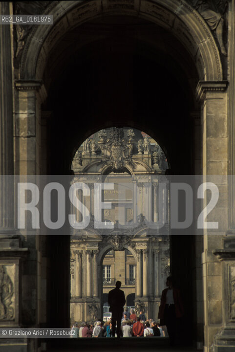 GERMANIA (SASSONIA) DRESDA : IL CORTILE DELLO ZWINGER  - © 1994 Graziano Arici/Rosebud2 / GEO / BAROCCO