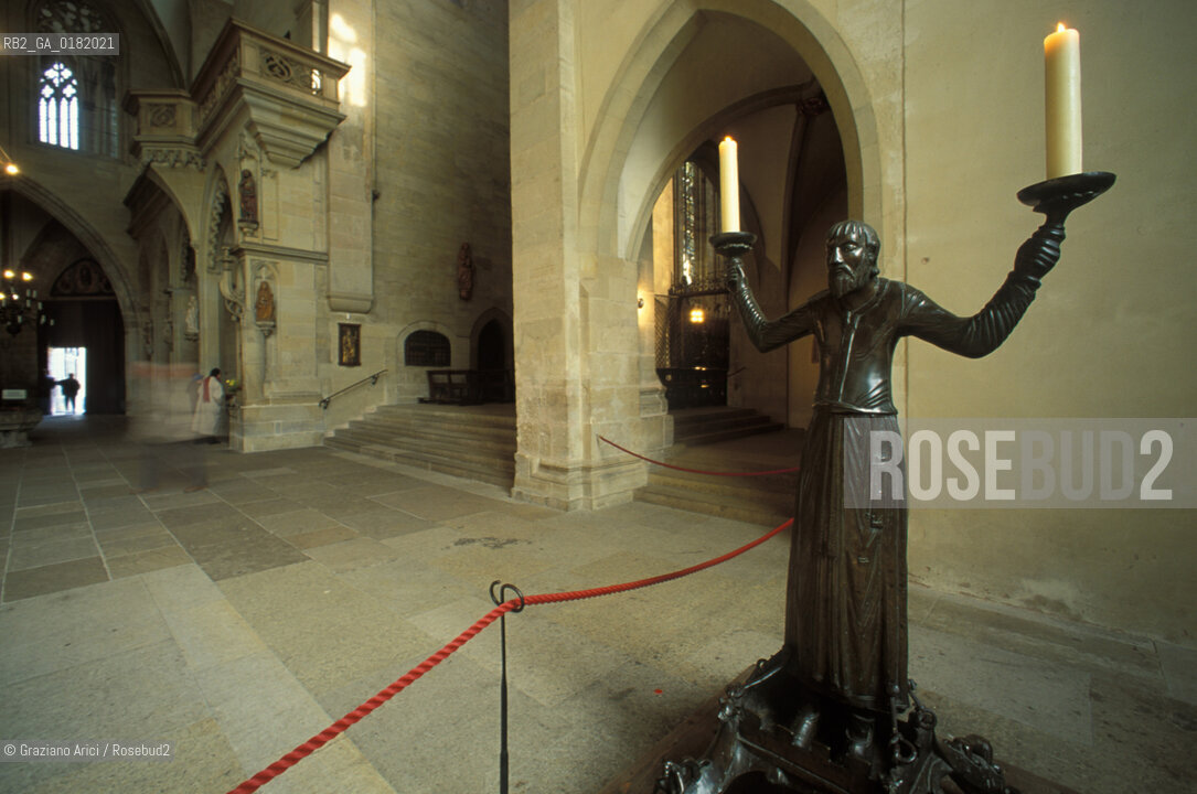 GERMANIA (TURINGIA) ERFURT : LA CHIESA DI S.SEVERO E IL CANDELABRO WOLFRAM  - © 1994 Graziano Arici/Rosebud2 / GEO