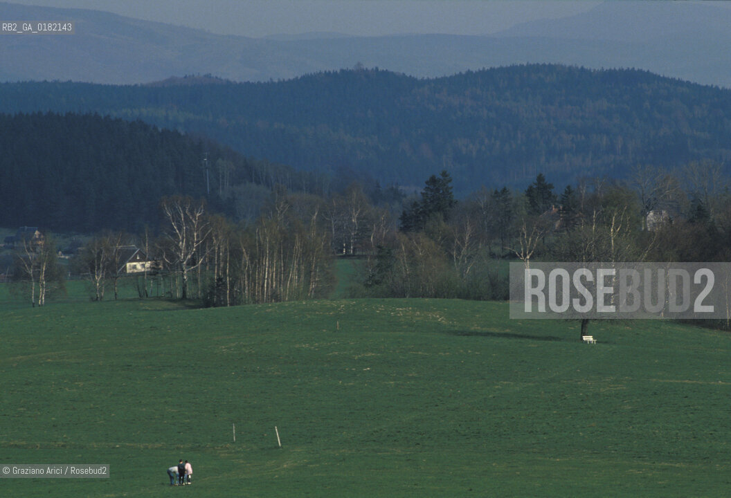 GERMANIA ( SASSONIA ) GOERLITZ : LA STAZIONE TURISTICA DI ZITTAUER GEBIRGE -  LAGHETTO   © 1996 Graziano Arici/Rosebud2 /  GEO