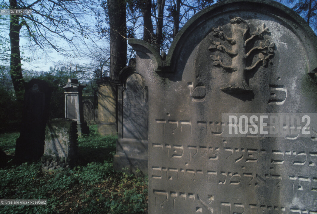 GERMANIA ( SASSONIA ) GOERLITZ : LANTICO CIMITERO EBRAICO    © 1996 Graziano Arici/Rosebud2 / EBREI /  GEO