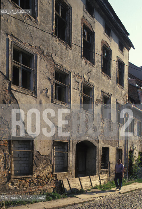 GERMANIA ( SASSONIA ) GOERLITZ : CASE ABBANDONATE DEL CENTRO    © 1996 Graziano Arici/Rosebud2  / GEO