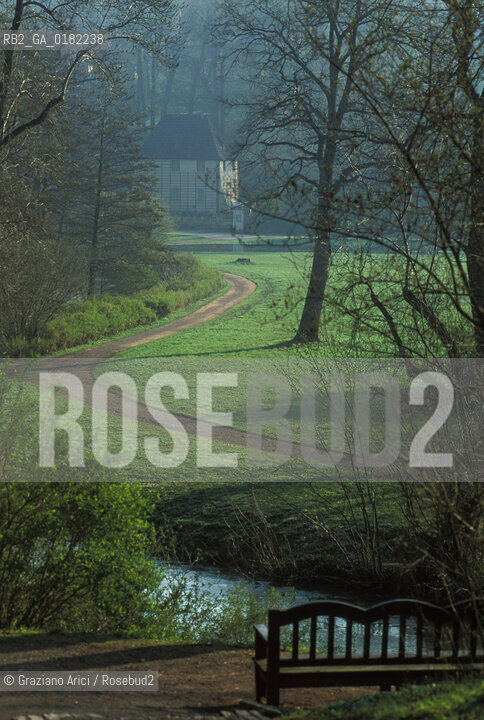 GERMANIA (TURINGIA) WEIMAR  :PARK AN DER LIM E CASA DI CAMPAGNA DI GOETHE  - © 1994 Graziano Arici/Rosebud2 / GEO / LETTERATURA