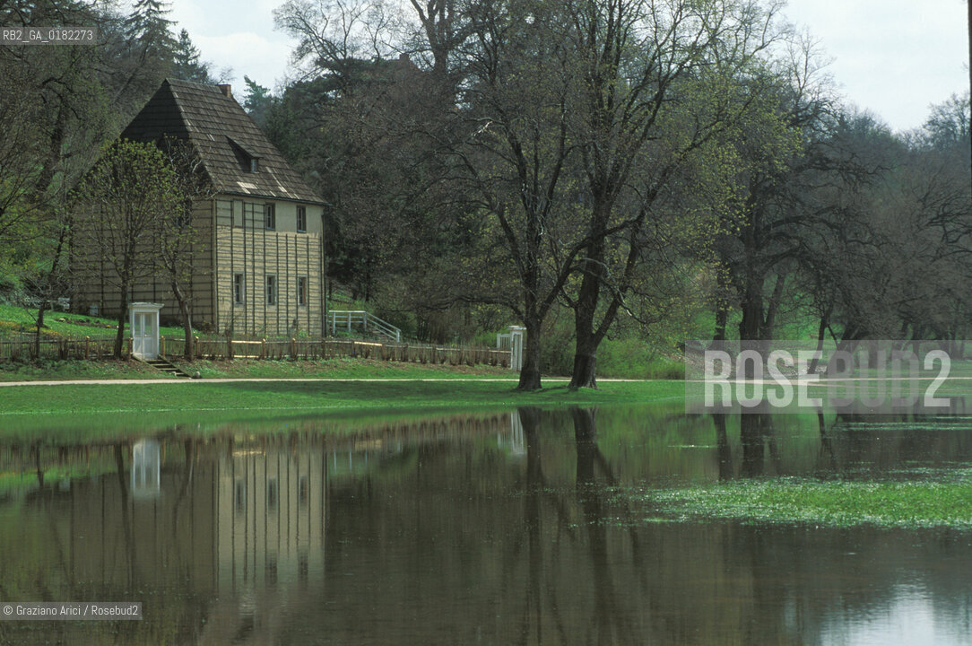 GERMANIA (TURINGIA) WEIMAR  :PARK AN DER LIM E CASA DI CAMPAGNA DI GOETHE  - © 1994 Graziano Arici/Rosebud2 / GEO / LETTERATURA
