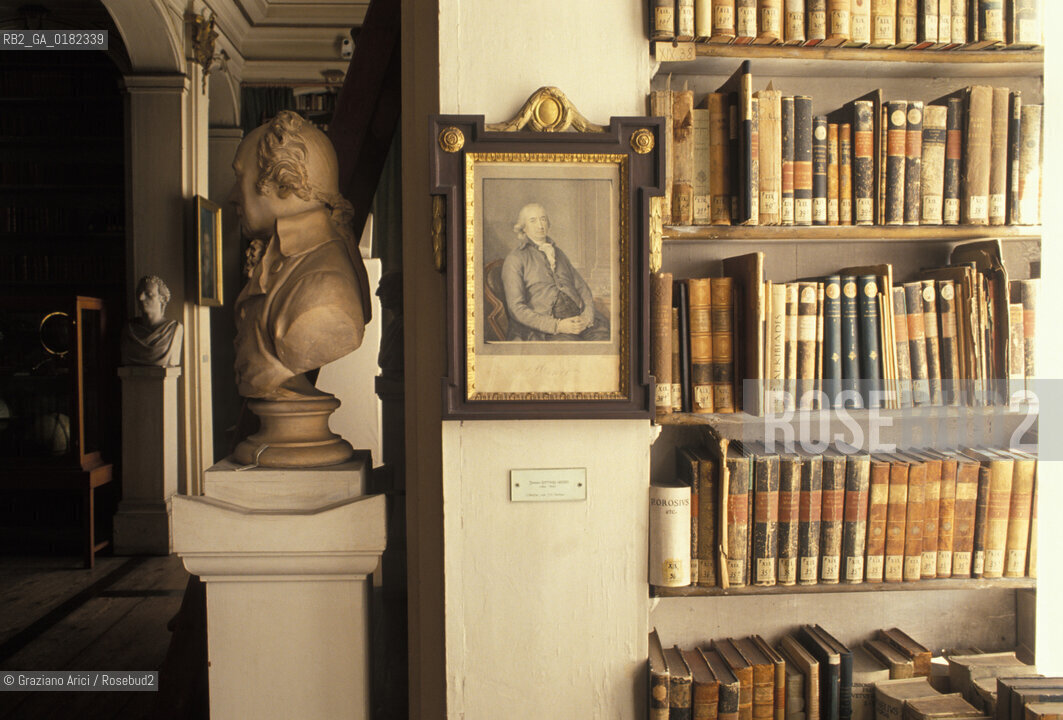 GERMANIA (TURINGIA) WEIMAR  : LA BIBLIOTECA DEI CLASSICI TEDESCHI  NEL CASTELLO - © 1994 Graziano Arici/Rosebud2 / GEO