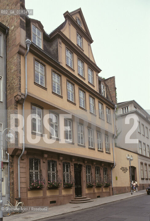 GERMANIA ( ASSIA ) FRANCOFORTE SUL MENO ( FRANKFURT ) : CASA NATALE DI GOETHE  - © 1996 Graziano Arici/Rosebud2 / GEO