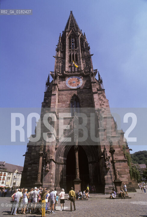 GERMANIA ( BADEN-WURTTEMBERB ) FRIBURGO ( FREIBURG IM BREISGAU ) : LA CATTEDRALE    - © 1996 Graziano Arici/Rosebud2 / GEO / GOTICO