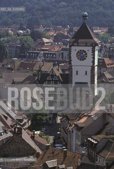 GERMANIA ( BADEN-WURTTEMBERB ) FRIBURGO ( FREIBURG IM BREISGAU ) : LA PORTA DI S.MARTINO    - © 1996 Graziano Arici/Rosebud2 / GEO