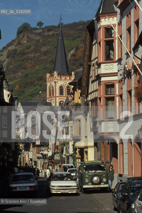 GERMANIA ( PALATINATO ) BACHARACH :  CASE DEL CENTRO     - © 1996 Graziano Arici/Rosebud2 / GEO / RENO