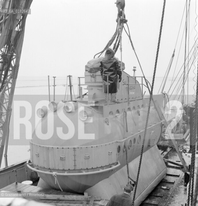 THE MOVIE GLI AVVENTURIERI - VENICE - 196?© ARCHIVIO Graziano Arici/Rosebud2  / SET / VARIE / CINEMA / SOMMERGIBILE