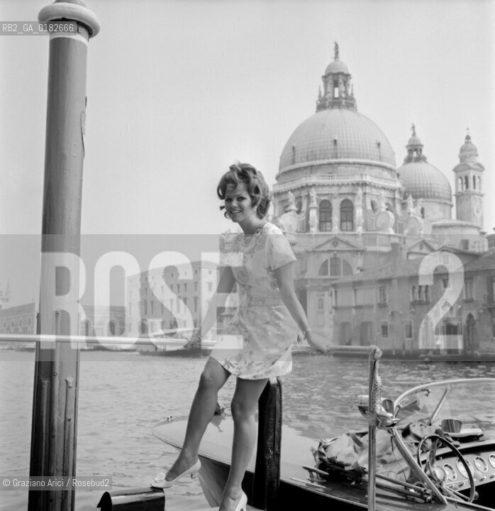 THE ACTRESS CLAUDIA CARDINALE  IN VENICE - 1967 © ARCHIVIO Graziano Arici/Rosebud2  / CINEMA / ATTORE