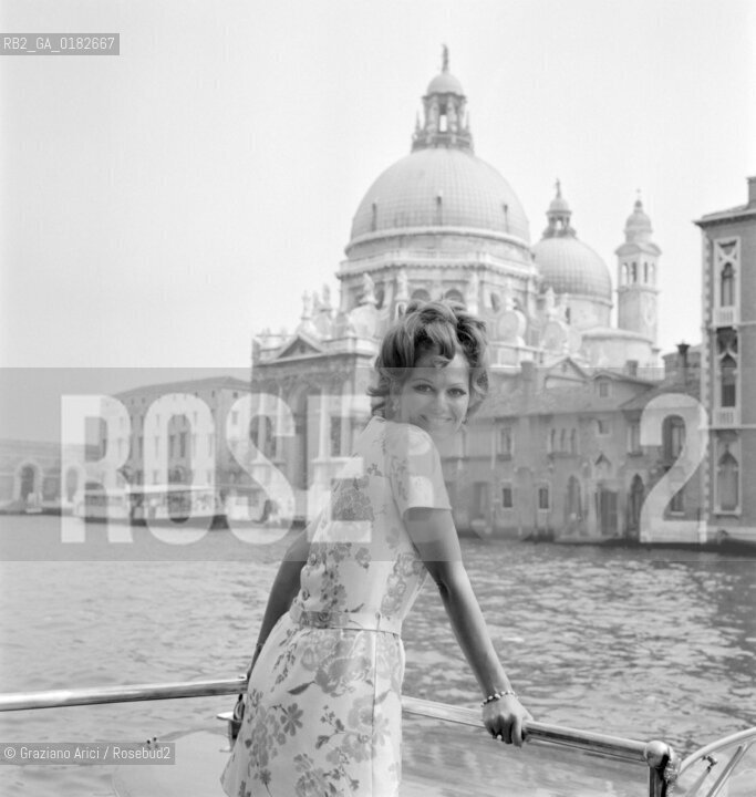 THE ACTRESS CLAUDIA CARDINALE  IN VENICE - 1967 © ARCHIVIO Graziano Arici/Rosebud2  / CINEMA / ATTORE
