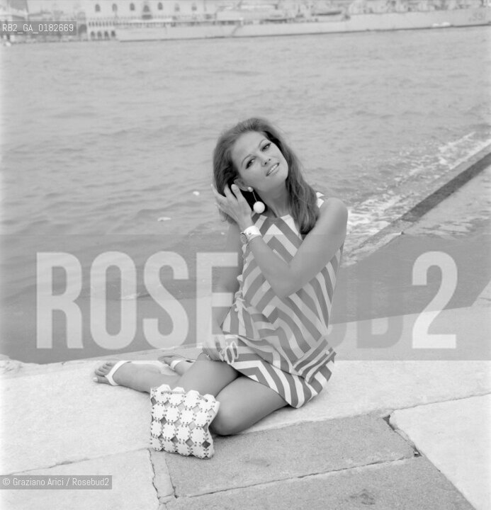 THE ACTRESS CLAUDIA CARDINALE  IN VENICE - 1967 © ARCHIVIO Graziano Arici/Rosebud2  / CINEMA / ATTORE
