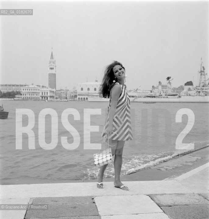 THE ACTRESS CLAUDIA CARDINALE  IN VENICE - 1967 © ARCHIVIO Graziano Arici/Rosebud2  / CINEMA / ATTORE