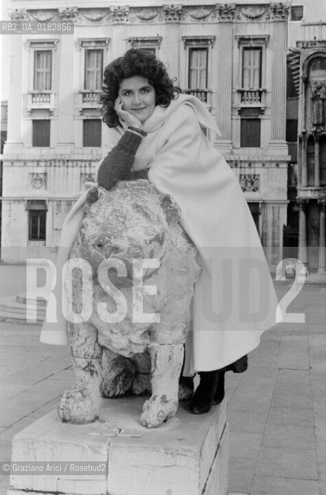 THE OPERA SINGER JOLANTA OMILIAN IN VENICE - 1979 © ARCHIVIO Graziano Arici/Rosebud2  / MUSICA / CANTANTE LIRICO