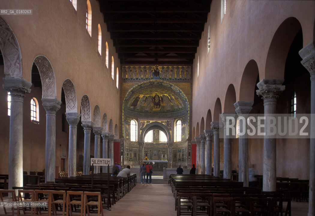 ( CROAZIA  ) ISTRIA -  PARENZO ( POREC )   :  BASILICA EUFRASIANA   - © 2001 Graziano Arici/Rosebud2 / GEO / LINGUA / MINORANZA