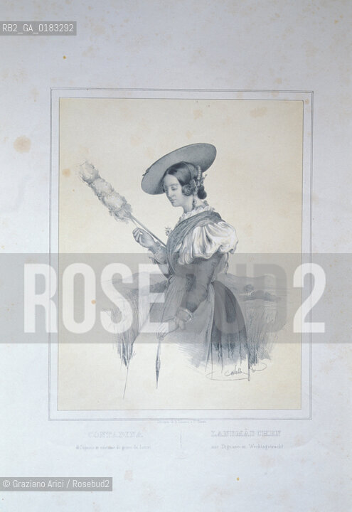 ( CROAZIA  ) ISTRIA -  COSTUME DI DIGNANO NEL 1800   - © 2001 Graziano Arici/Rosebud2 / GEO / LINGUA / MINORANZA