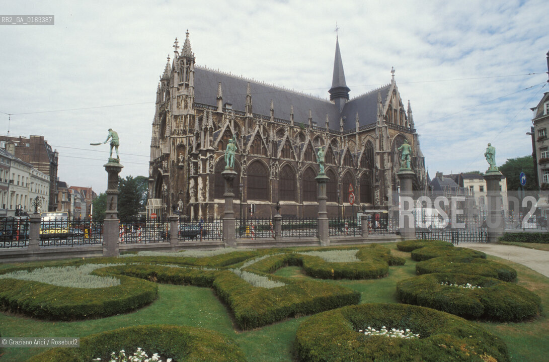 ( BELGIO ) BRUXELLES ( BRUSSEL ) :  EGLISE NOTRE-DAME DU SABLON   - © 2001 Graziano Arici/Rosebud2 / GEO