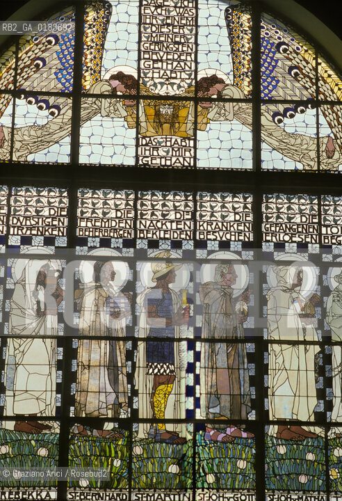 ( AUSTRIA ) VIENNA ( WIEN ) :LA CHIESA AM STEINHOF DI OTTO WAGNER - © 2001 Graziano Arici/Rosebud2 / GEO / MUSEO / ARCHITETTURA MODERNA / SECESSIONE