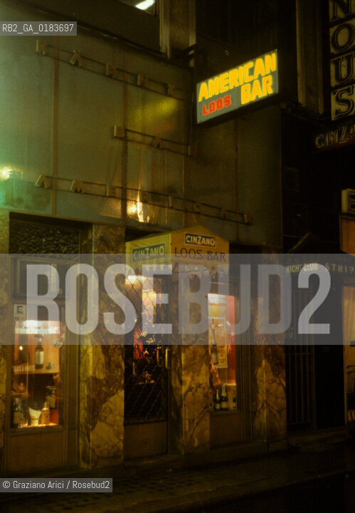 ( AUSTRIA ) VIENNA ( WIEN ) : IL BAR AMERICAN DI ADOLF LOOS  - © 2001 Graziano Arici/Rosebud2 / GEO / ARCHITETTURA MODERNA / SECESSIONE.