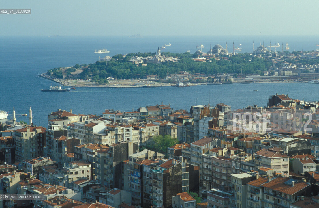 ( TURCHIA ) ISTANBUL :  PANORAMA DA GALATA   - © 2001 Graziano Arici/Rosebud2 / GEO /