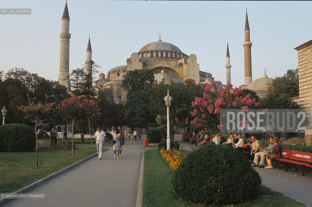 ( TURCHIA ) ISTANBUL : SANTA SOFIA   - © 1986 Graziano Arici/Rosebud2 / GEO